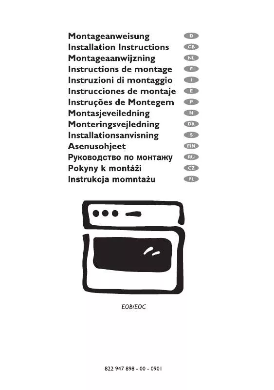 Mode d'emploi AEG-ELECTROLUX EOB3610XELUXEUR