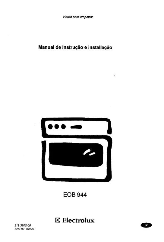 Mode d'emploi AEG-ELECTROLUX EOB944K