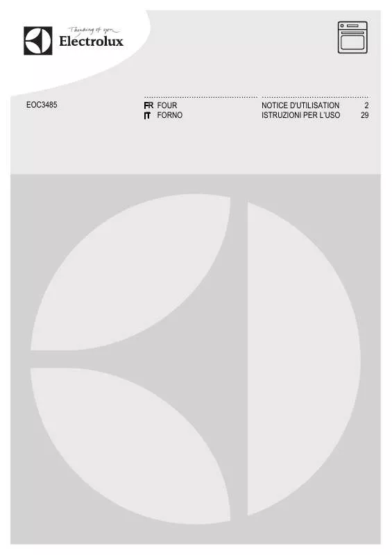 Mode d'emploi AEG-ELECTROLUX EOC3485AAX