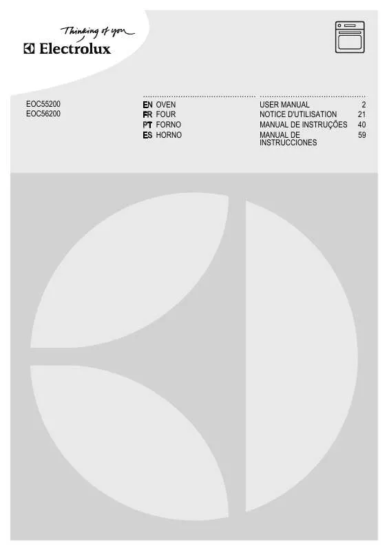 Mode d'emploi AEG-ELECTROLUX EOC56200W