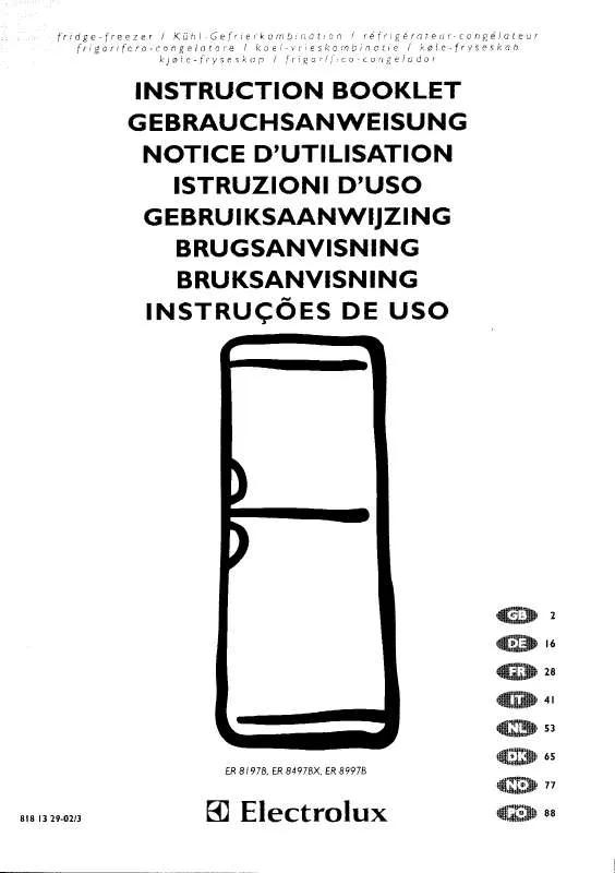 Mode d'emploi AEG-ELECTROLUX ER8197B