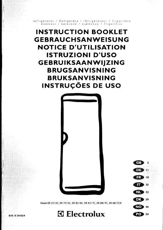 Mode d'emploi AEG-ELECTROLUX ER8817CX