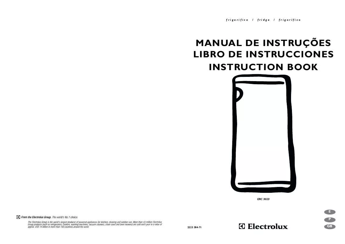 Mode d'emploi AEG-ELECTROLUX ERC3023