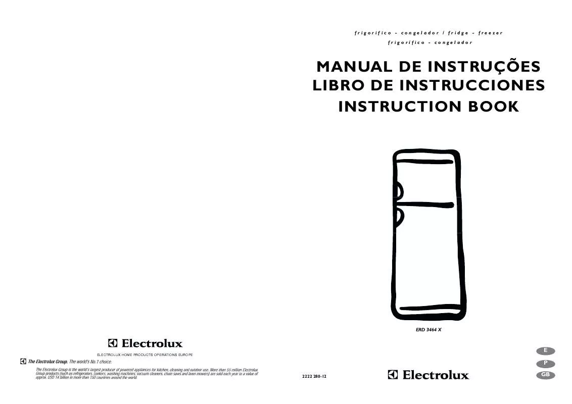 Mode d'emploi AEG-ELECTROLUX ERD3464X