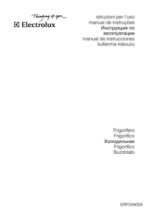 Mode d'emploi AEG-ELECTROLUX ERP34900X