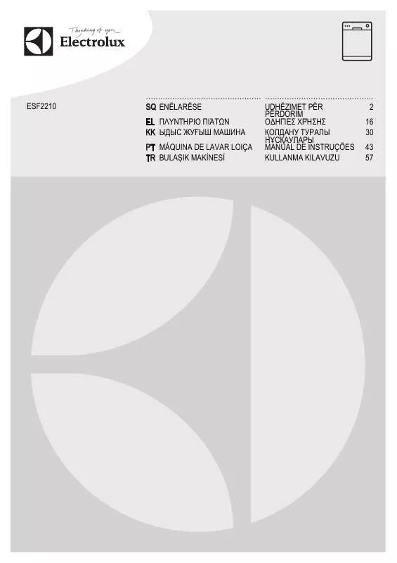 Mode d'emploi AEG-ELECTROLUX ESF2210DW