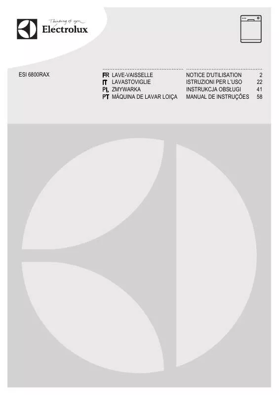 Mode d'emploi AEG-ELECTROLUX ESI6800RAX