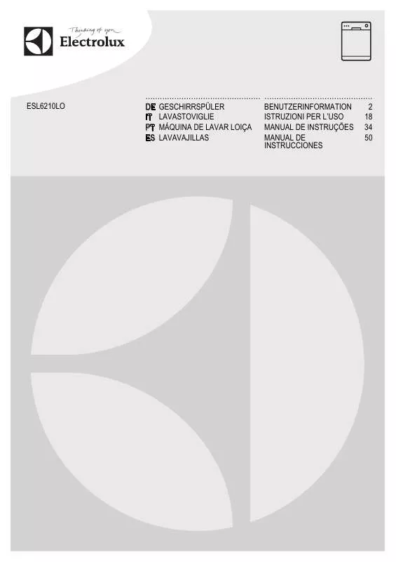 Mode d'emploi AEG-ELECTROLUX ESL6210LO