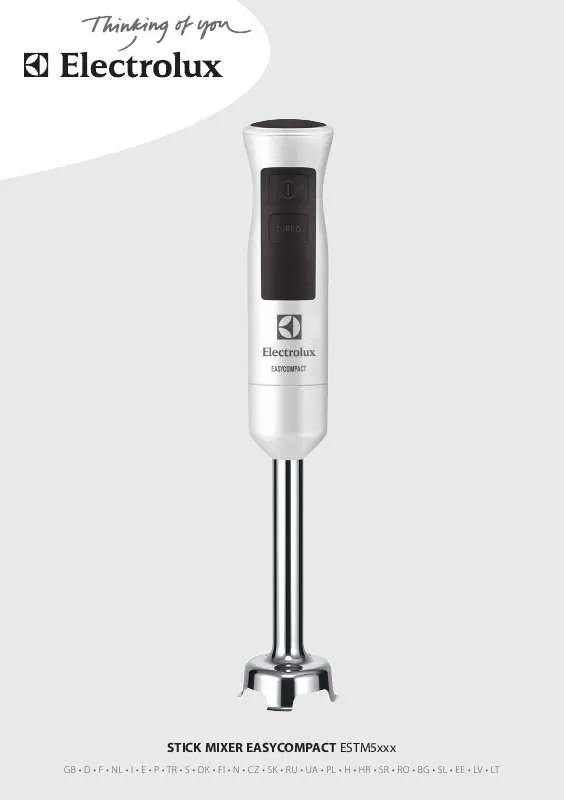 Mode d'emploi AEG-ELECTROLUX ESTM5400