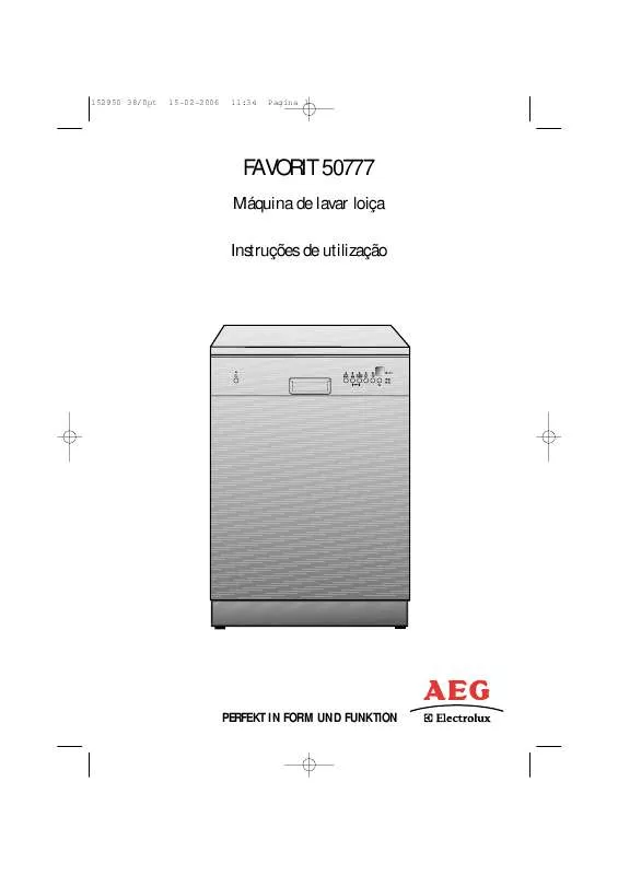 Mode d'emploi AEG-ELECTROLUX F50777