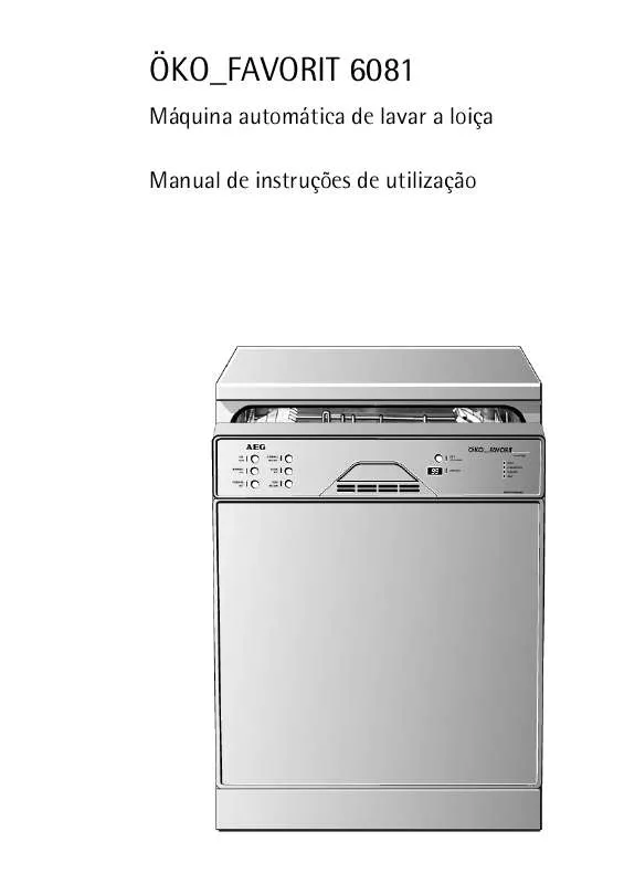 Mode d'emploi AEG-ELECTROLUX F6081