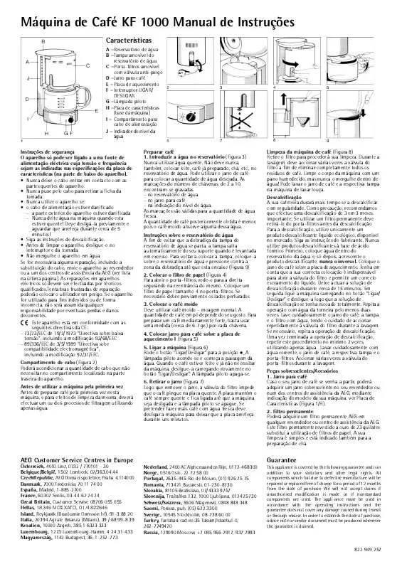 Mode d'emploi AEG-ELECTROLUX KF1000