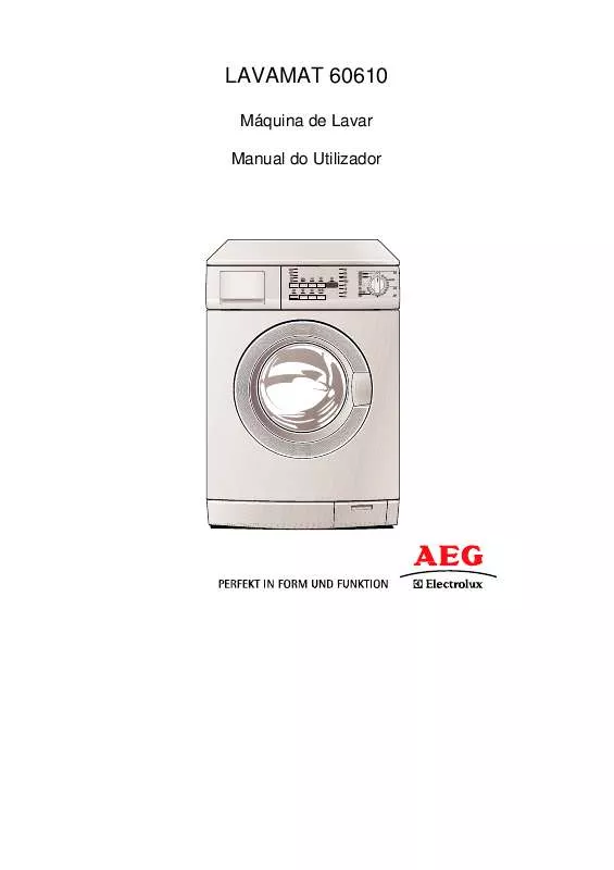 Mode d'emploi AEG-ELECTROLUX LAV60610