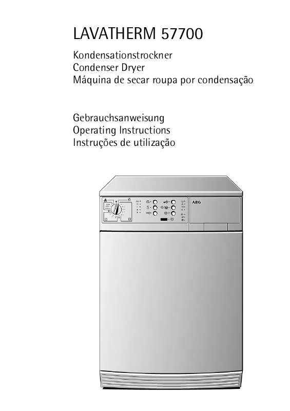 Mode d'emploi AEG-ELECTROLUX LTH 57700