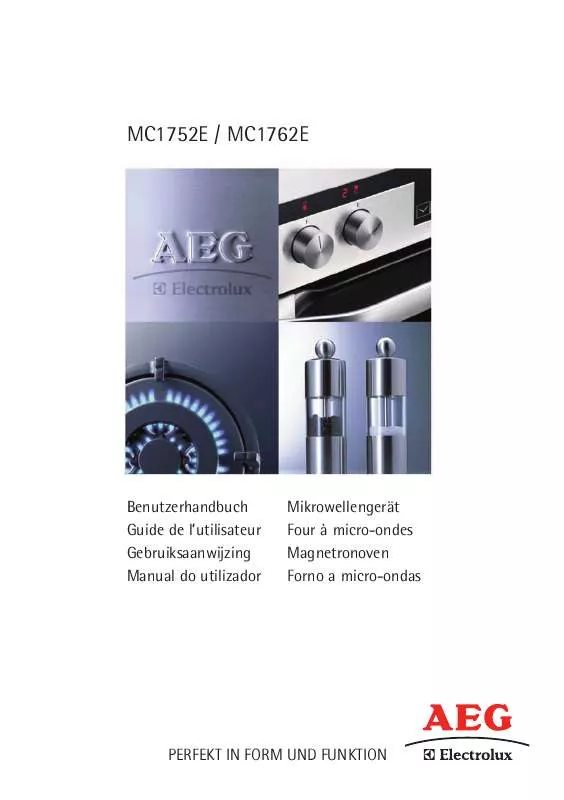 Mode d'emploi AEG-ELECTROLUX MC1762E