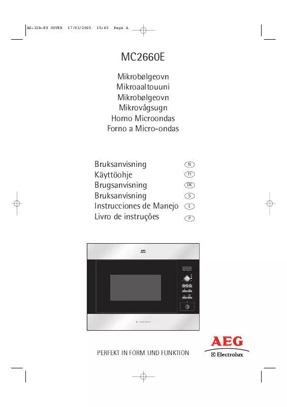 Mode d'emploi AEG-ELECTROLUX MC2660EM