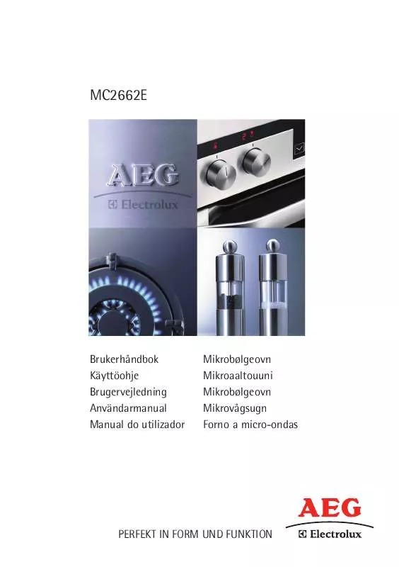 Mode d'emploi AEG-ELECTROLUX MC2662EM