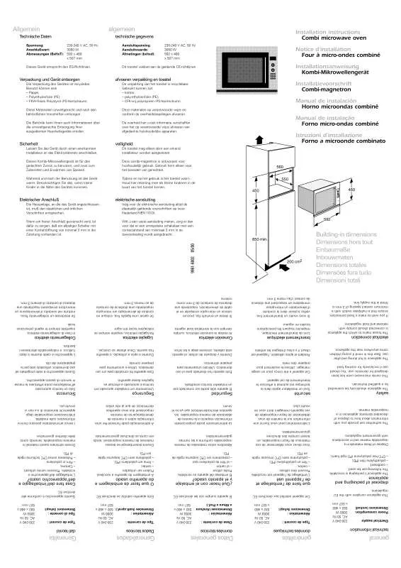 Mode d'emploi AEG-ELECTROLUX MCC663EAL-UK