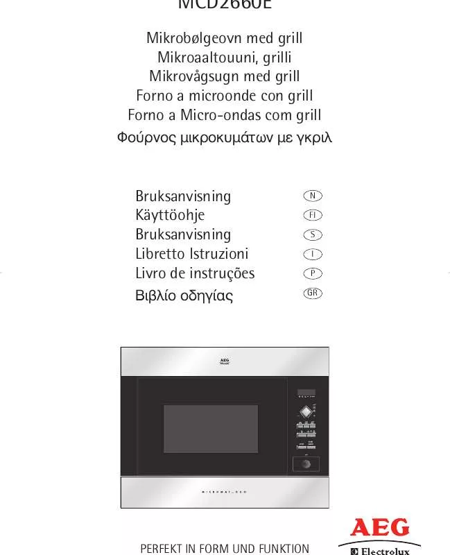 Mode d'emploi AEG-ELECTROLUX MCD2660E-B