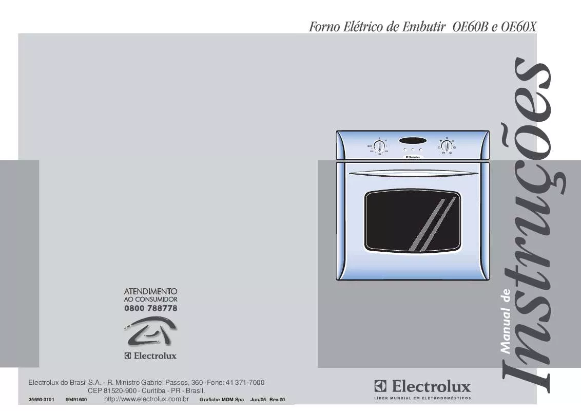 Mode d'emploi AEG-ELECTROLUX OE60B (X CERTIFIC)