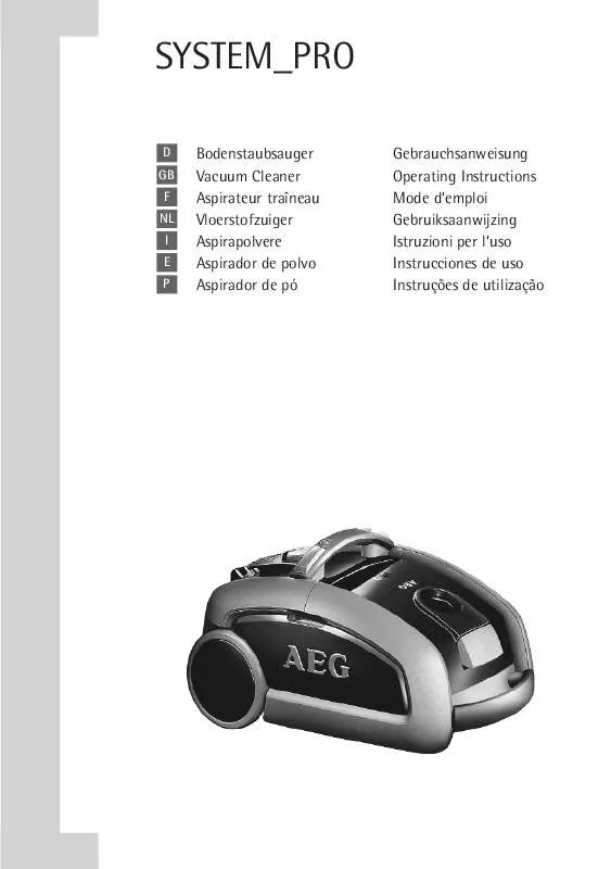 Mode d'emploi AEG-ELECTROLUX P3ERGO