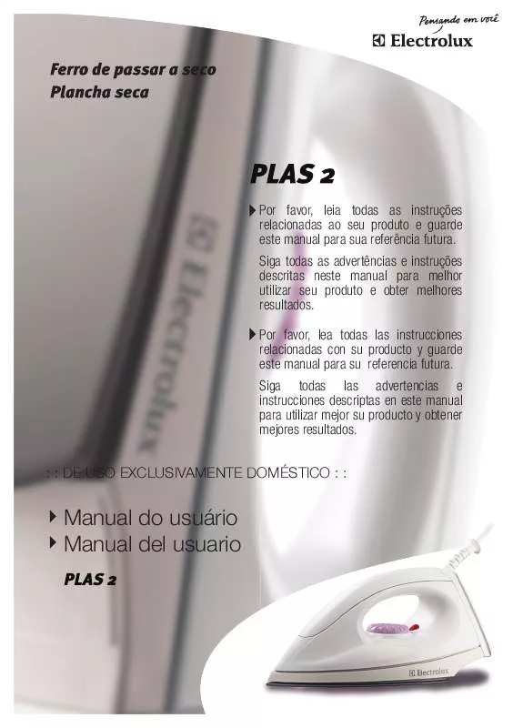 Mode d'emploi AEG-ELECTROLUX PLAS2