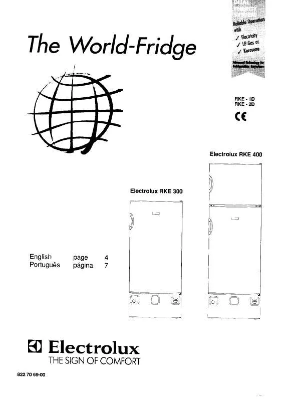 Mode d'emploi AEG-ELECTROLUX RKE300