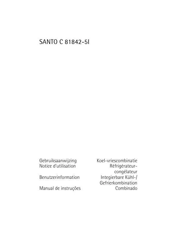 Mode d'emploi AEG-ELECTROLUX SANTO C 81842-5I