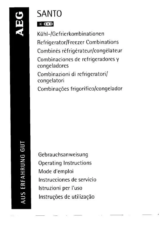 Mode d'emploi AEG-ELECTROLUX SANTO4133-4DT