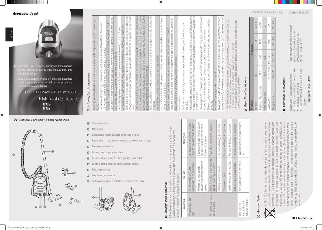 Mode d'emploi AEG-ELECTROLUX TIT10