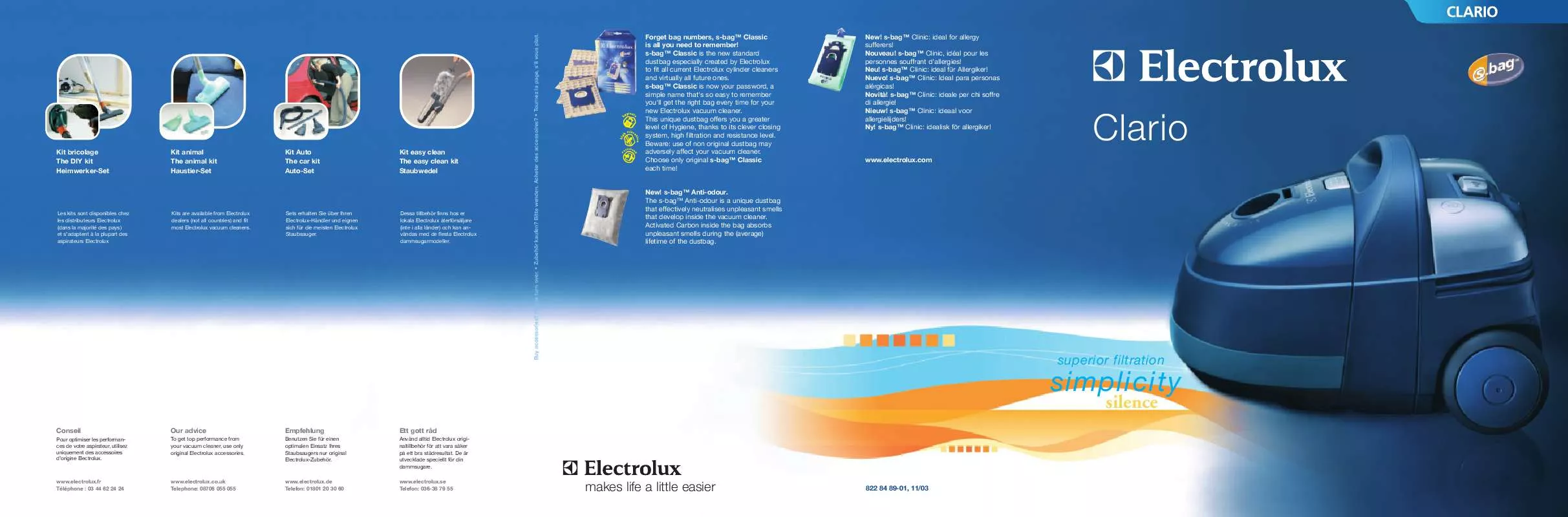 Mode d'emploi AEG-ELECTROLUX Z2010