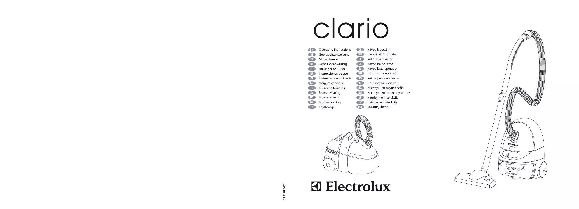 Mode d'emploi AEG-ELECTROLUX Z7545