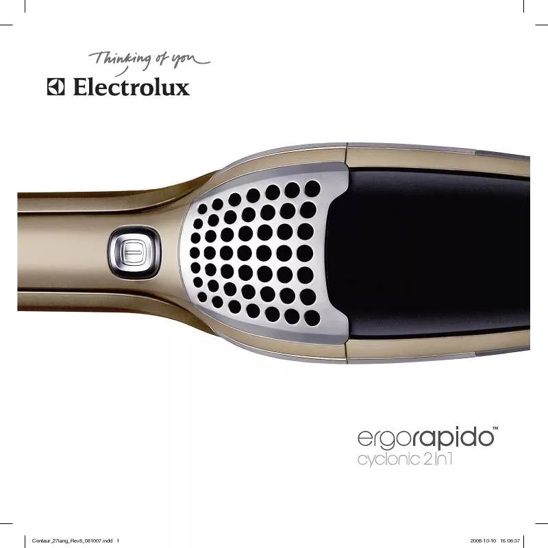 Mode d'emploi AEG-ELECTROLUX ZB2812