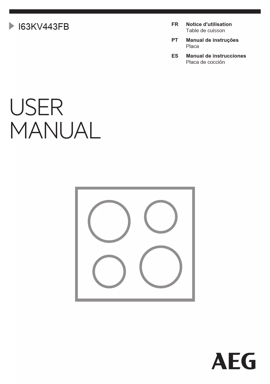Mode d'emploi AEG I63KV443FB