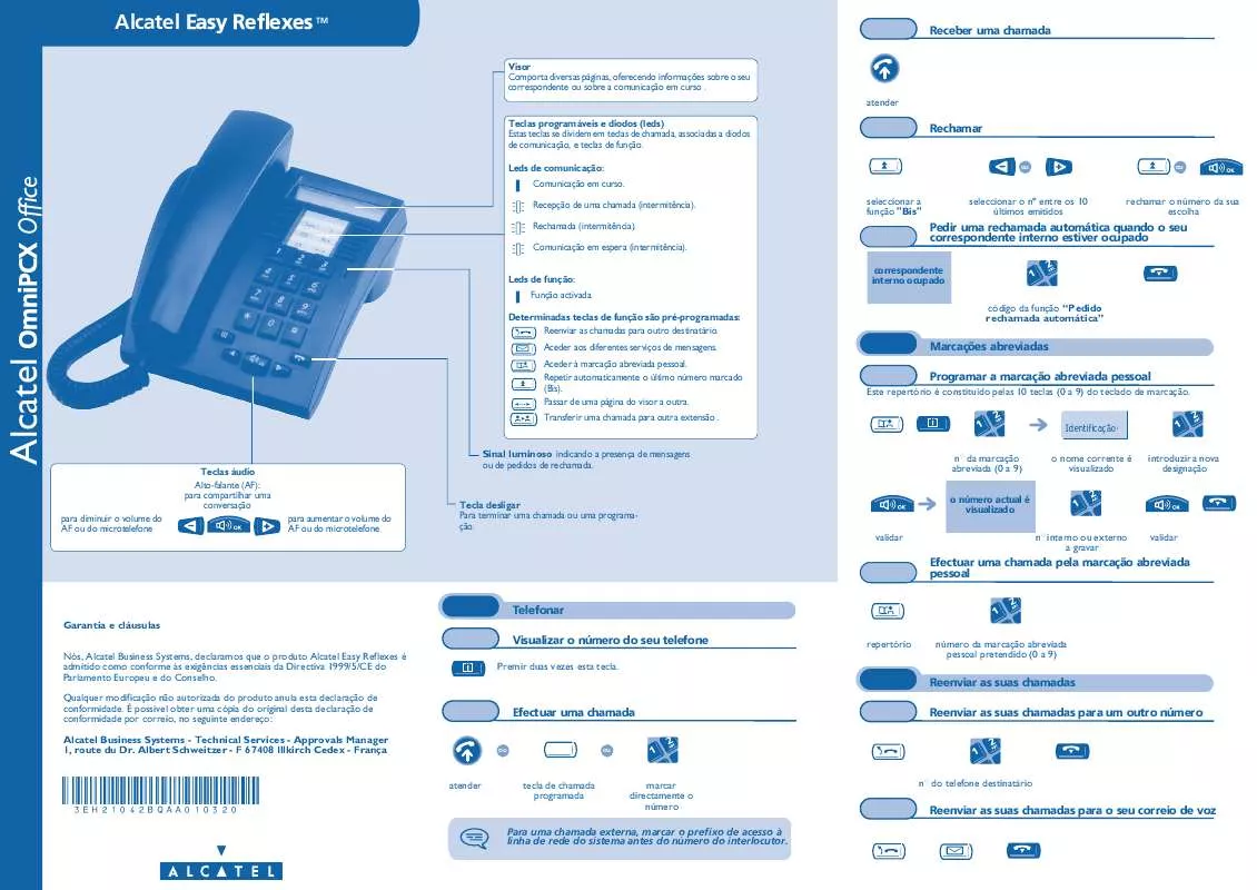 Mode d'emploi ALCATEL-LUCENT EASY REFLEXES