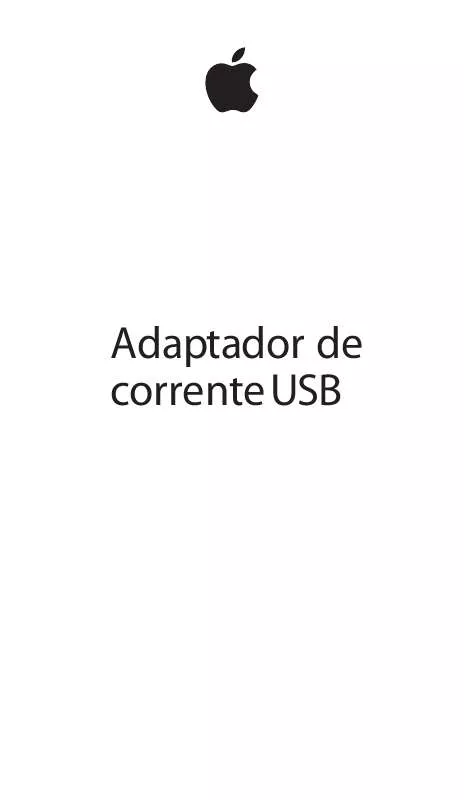 Mode d'emploi APPLE ADAPTADOR DE CORRENTE USB