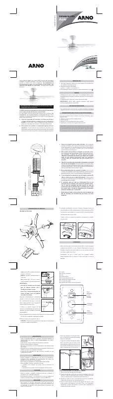 Mode d'emploi ARNO VENTILADOR DE TETO ARNO AERO