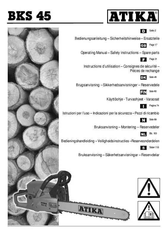 Mode d'emploi ATIKA BKS 45