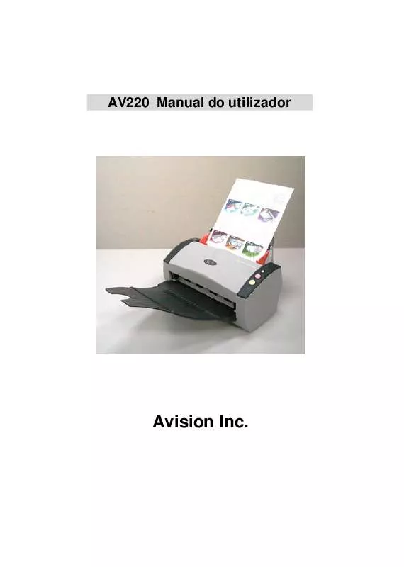 Mode d'emploi AVISION AV220