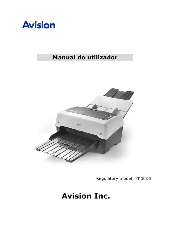 Mode d'emploi AVISION FT-0807H