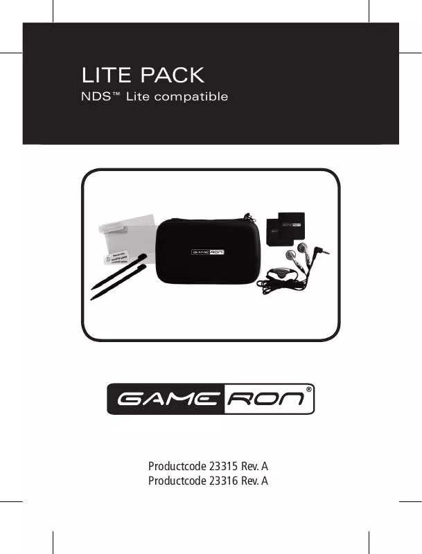 Mode d'emploi AWG LITE PACK FOR NSD LITE