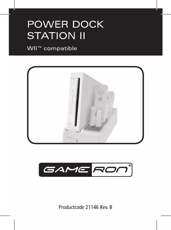 Mode d'emploi AWG POWER DOCK STATION II FOR WII