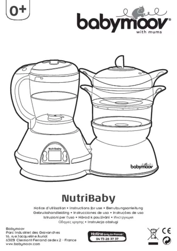 Mode d'emploi BABYMOOV ROBOT NUTRIBABY