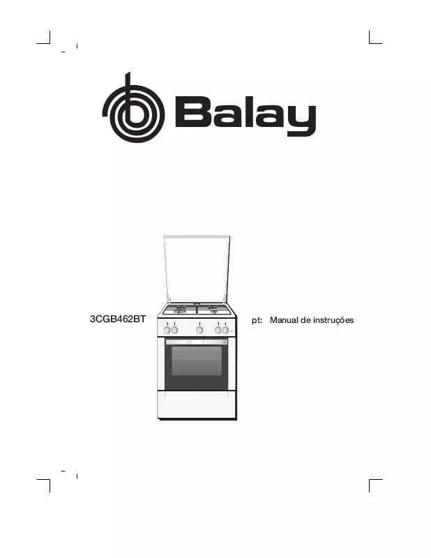 Mode d'emploi BALAY 3CGB462BT