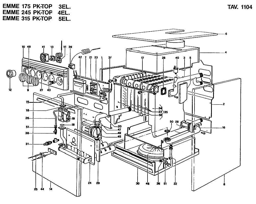 Mode d'emploi BALTUR EMME 315 PK-TOP 5EL