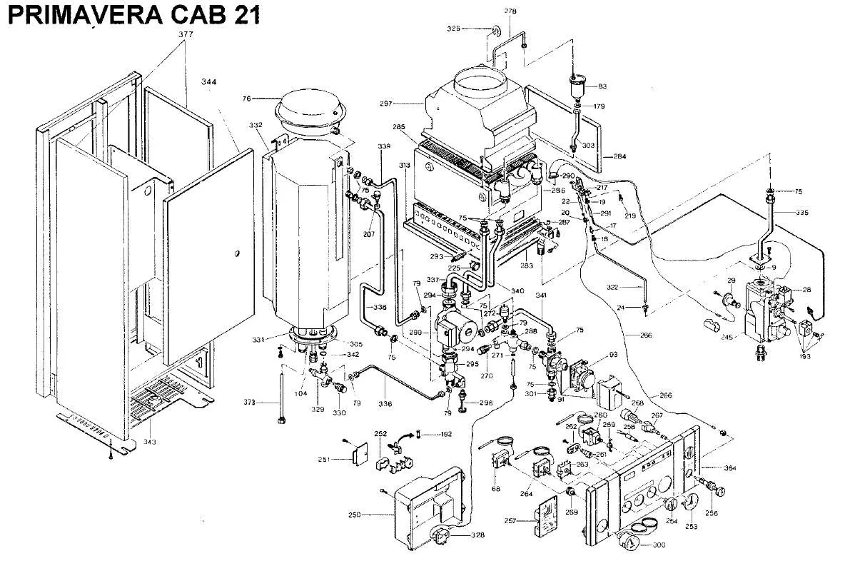 Mode d'emploi BALTUR PRIMAVERA CAB 21