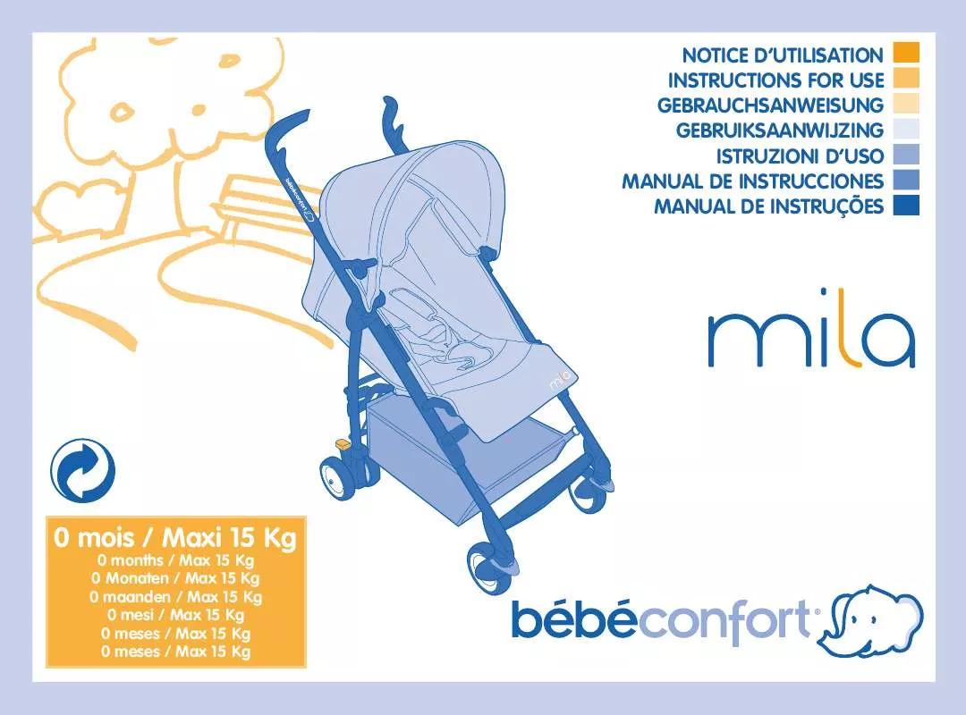 Mode d'emploi BEBE CONFORT MILA