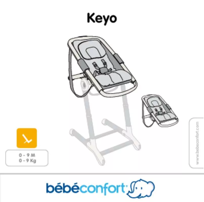 Mode d'emploi BEBECONFORT KEYO