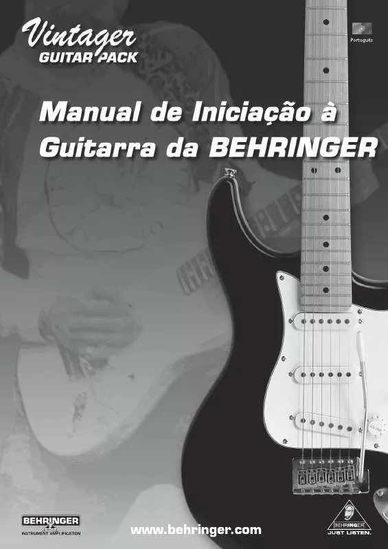 Mode d'emploi BEHRINGER AC108 GUITARPACK