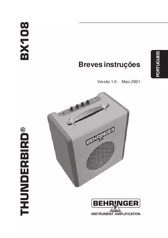 Mode d'emploi BEHRINGER BX108